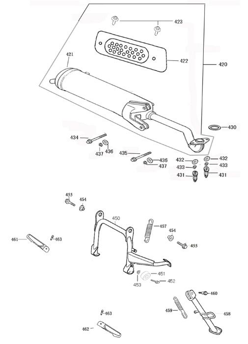 Componentes para Znen 125 TF