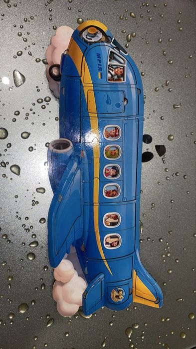 Дерев'яна рамка-вкладка "Літак" Розвиваюча гра для дитини