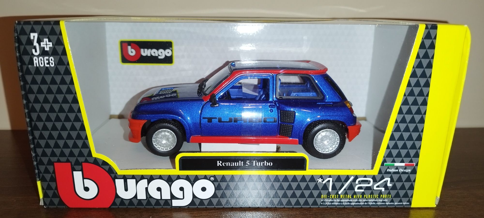 Model Bburago Renault 5Turbo 1:24. Burago