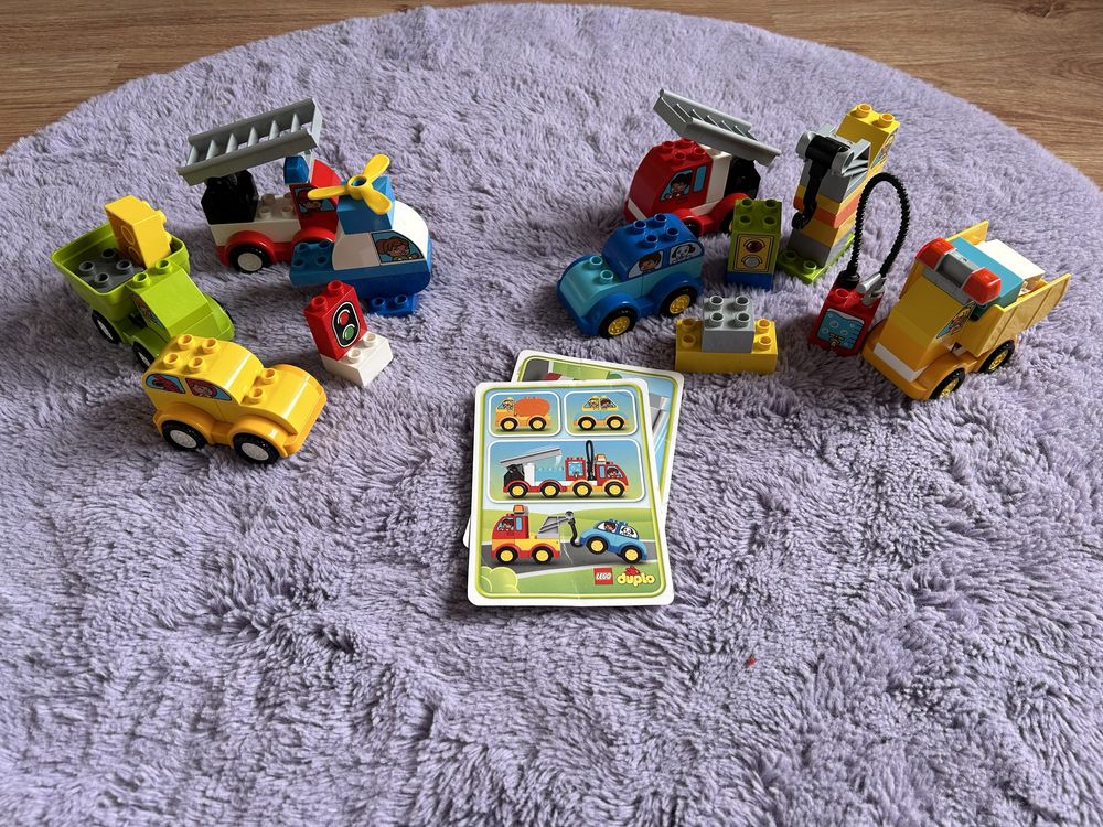 Duplo 10816, 10886 pierwsza pojazdy. Stan bdb