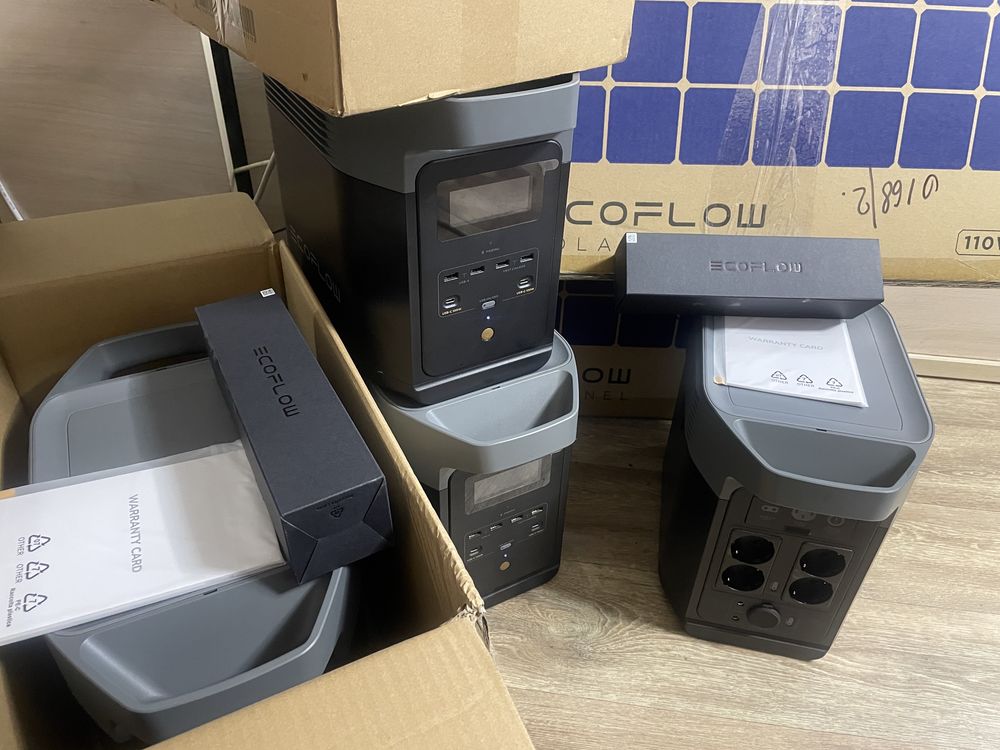 Ecoflow delta 2 (1024 Вт/год) с европейскими розетками
