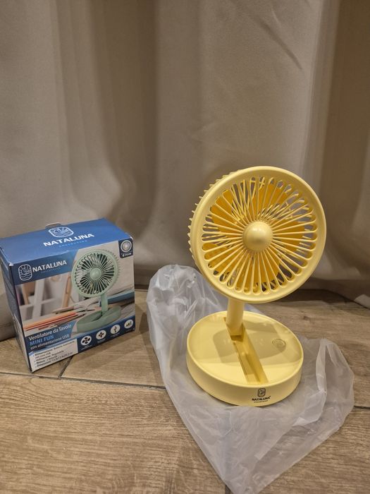 Żółty mały wentylator