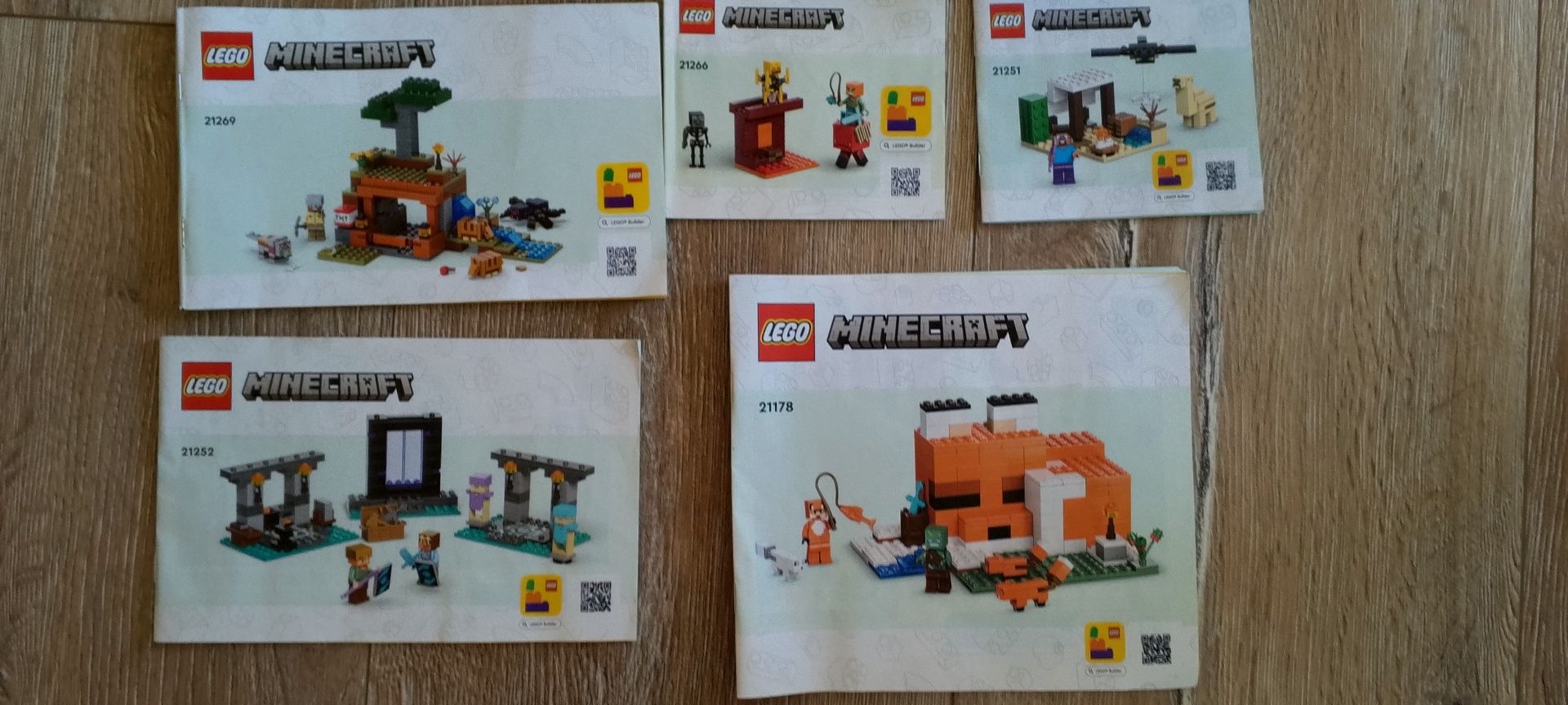 LEGO Minecraft raz złożone