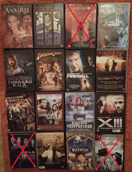 DVD's - Vários - como novos