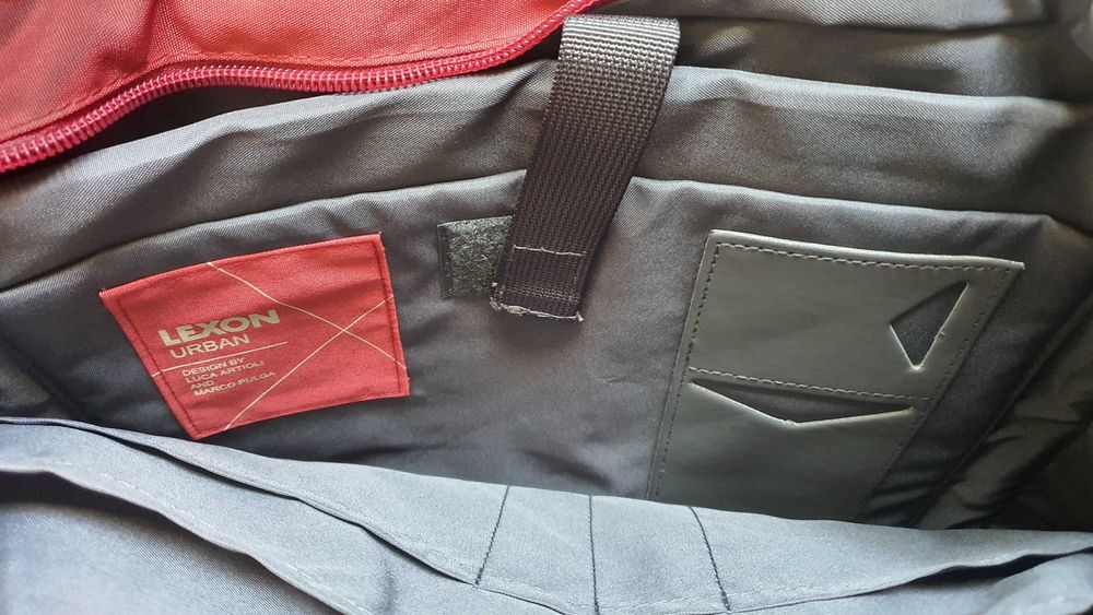 Torba na laptopa dokumenty Lexon Urban elegancka Czerwona