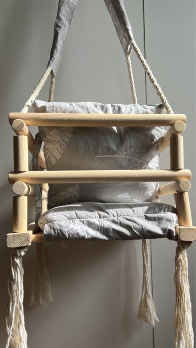 Huśtawka drewniana 3w1 KiziaMizia