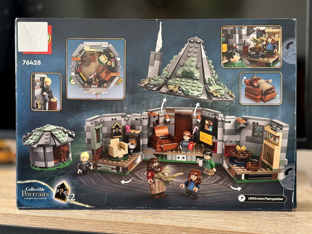 LEGO HARRY POTTER Хатинка Геґріда: Несподівані гості (76428)