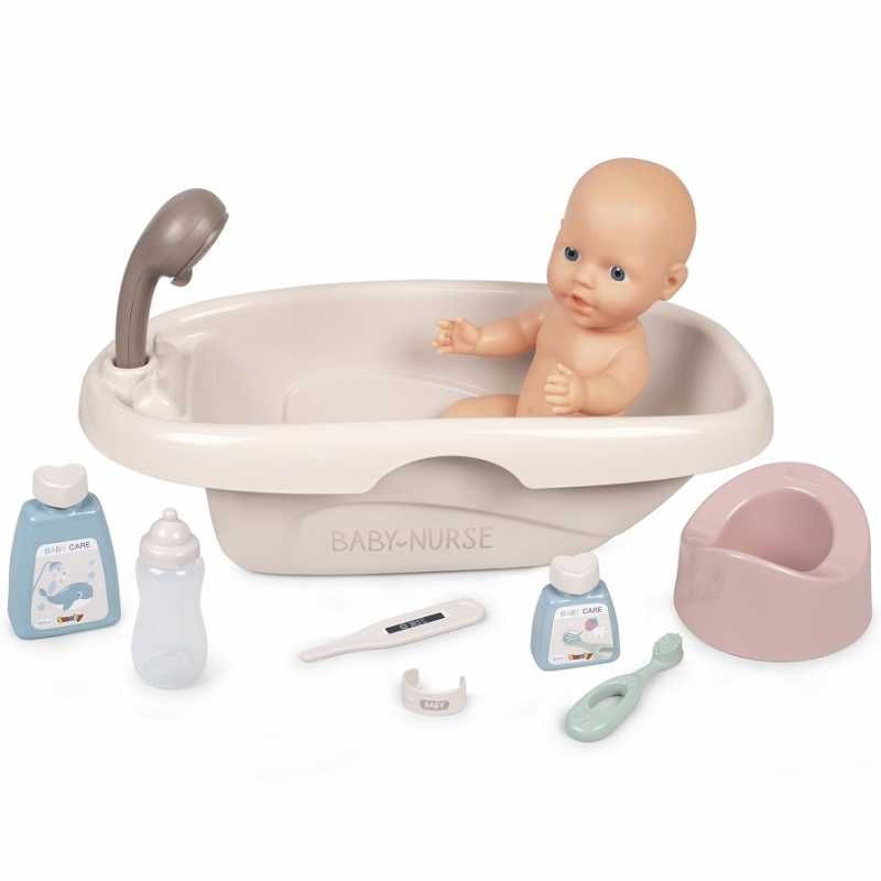 SMOBY Baby Nurse Wanienka z hydromasażem, prysznicem i światłem
