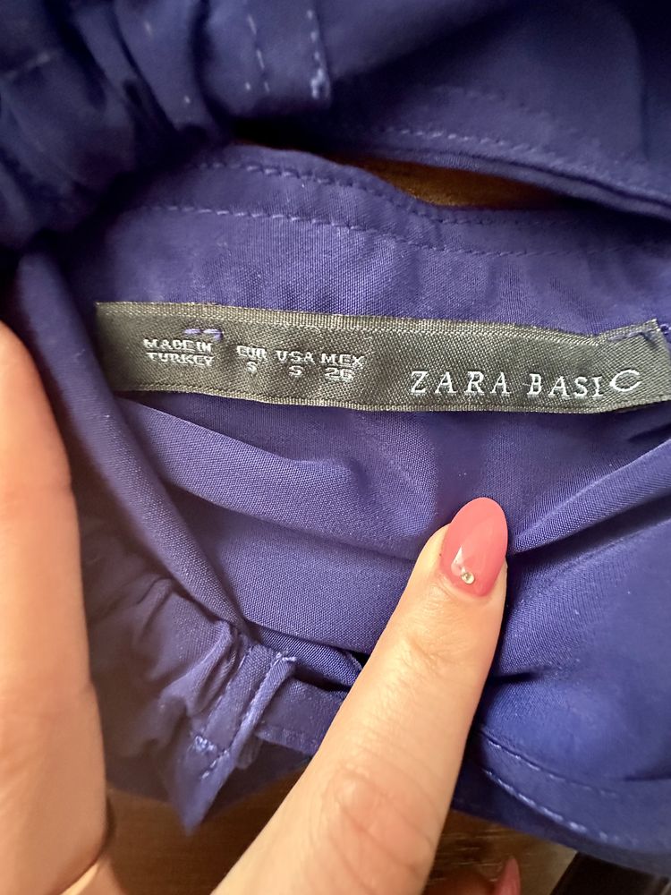 Granatowa sukienka Zara r.S