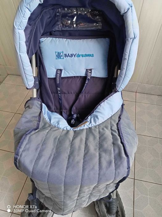 Wózek dziecięcy spacerówka BabyDreams regulowany, składany
