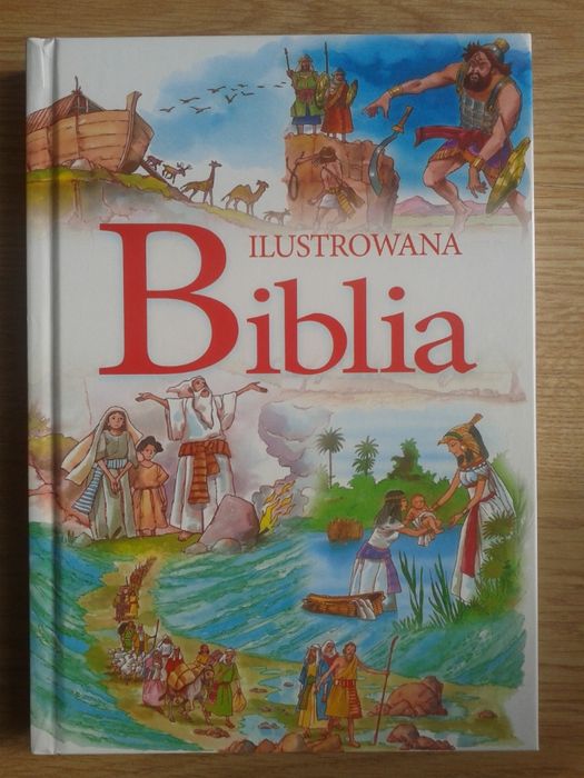 Album książka Biblia dla dzieci historie religijne na prezent chrzest