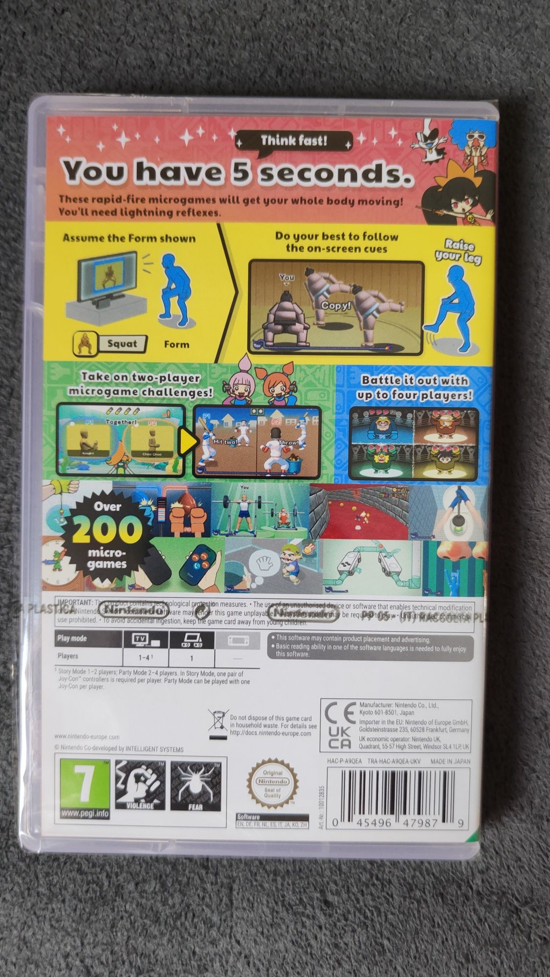 Nowa w folii gra Nintendo Switch WarioWare: Move It! + dodatki