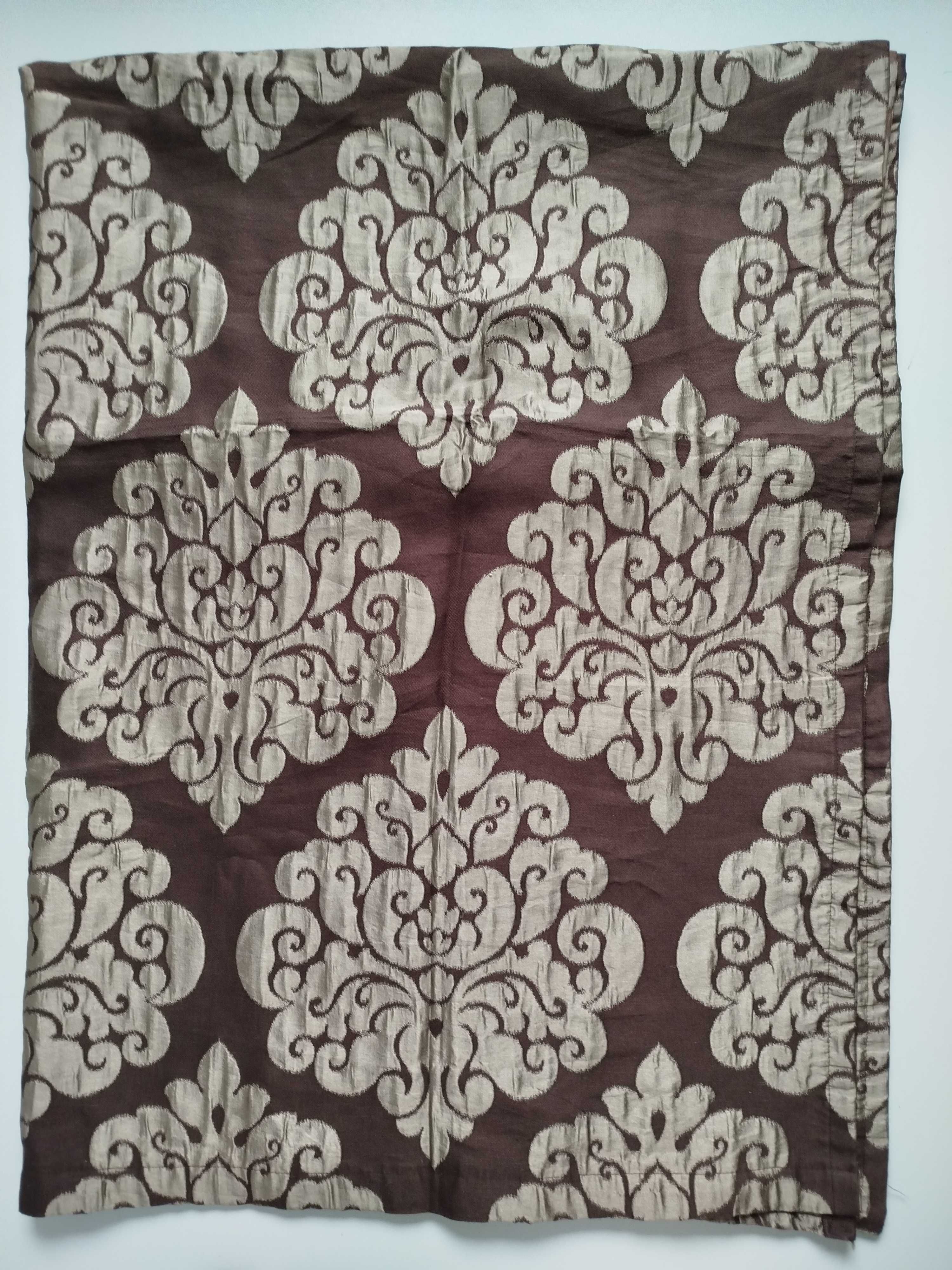 Zasłonka pojedyncza ciemny brąz 135 x 255 cm