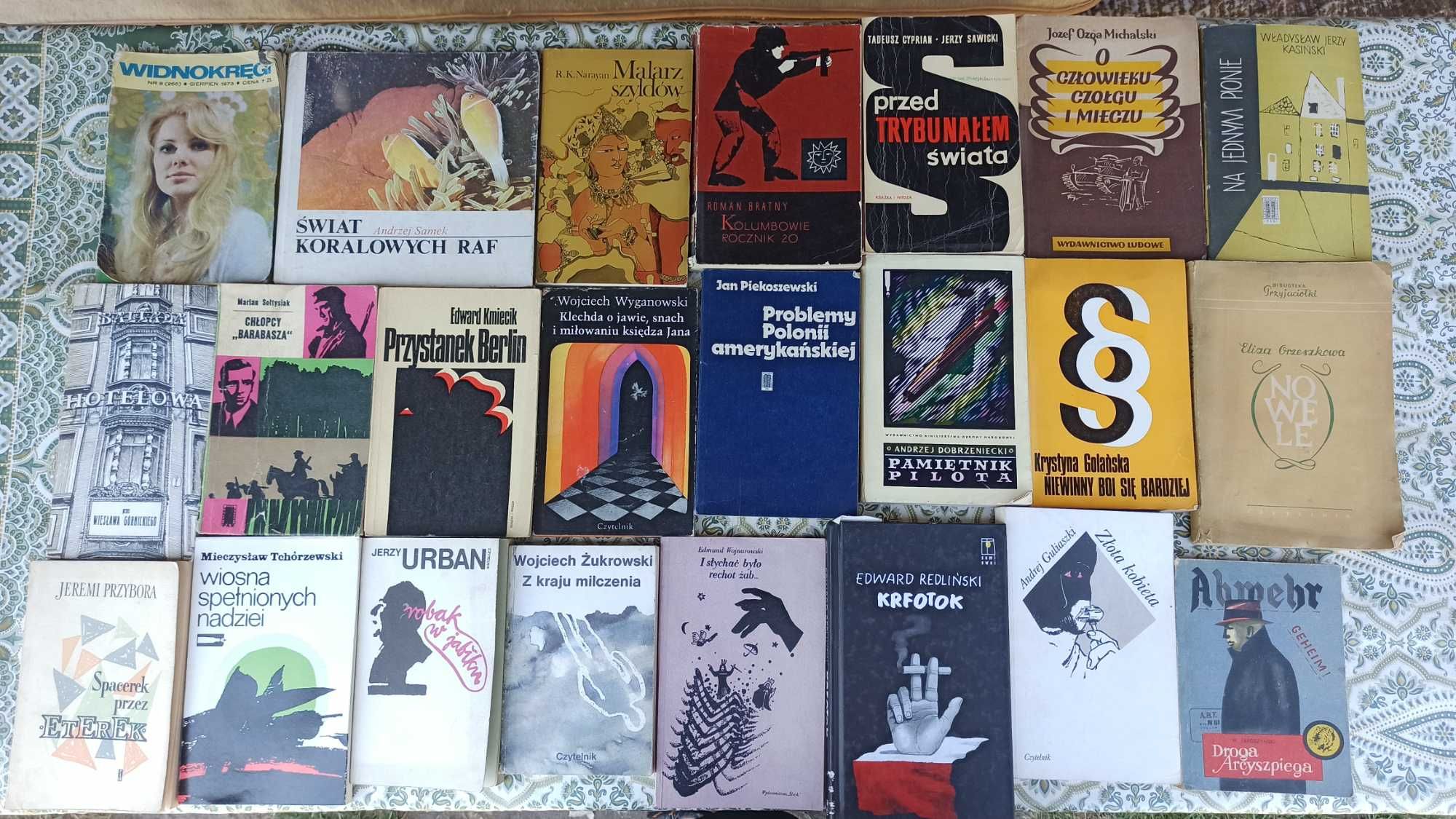 Stare książki z lat 50-80, różna tematyka, duża ilość