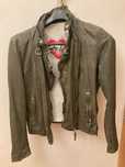 Blusão Pele Biker Style Ideal para a sua Mota Unissexo Veste M