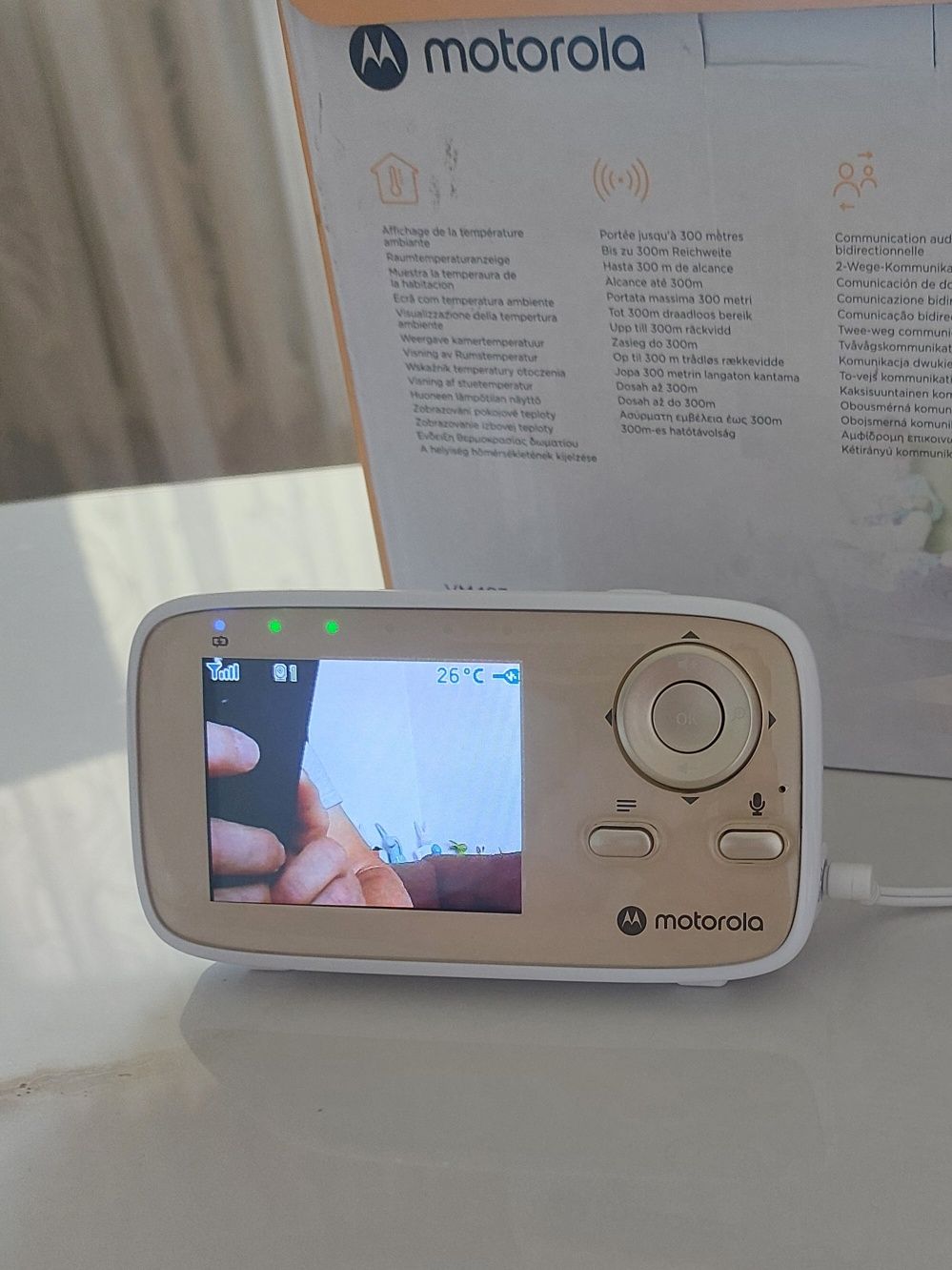 Niania elektroniczna Motorola vm483, stan idealny, najtaniej