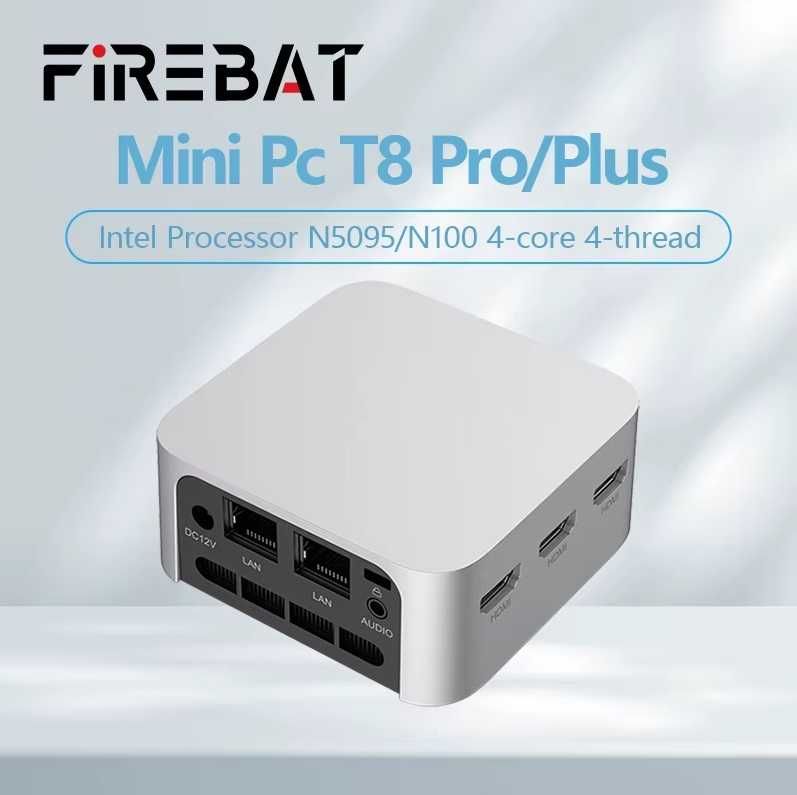 Мини компьютер FIREBAT T8 Pro, Intel N100, 8Gb ОЗУ, 256Gb SSD, Win 11