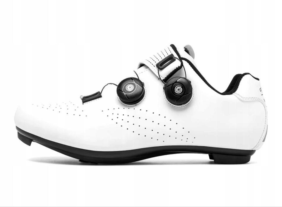 Buty rowerowe szosowe na żyłkę białe rozm 42
