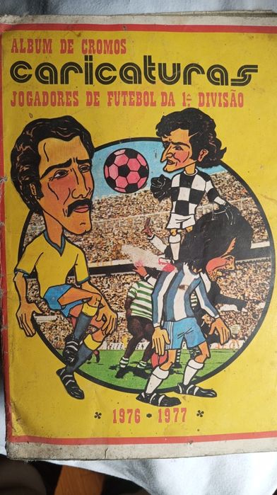 Caderneta de cromos de futebol 76/77