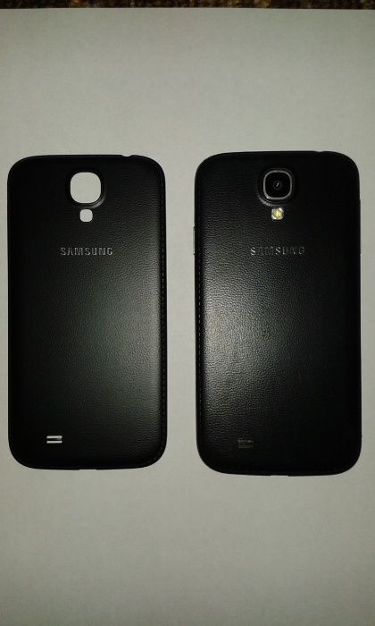 Задняя крышка корпуса Samsung Galaxy S4 Black Edition (под кожу)