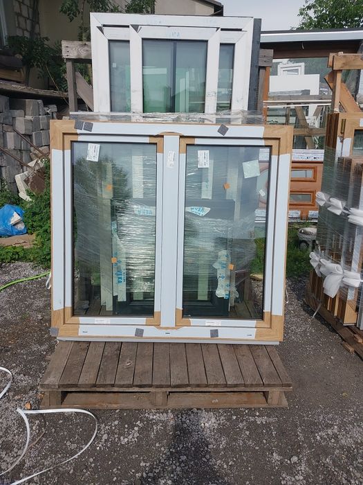 Okna Nowe 155x80 Kolor jednostronny szary -30%