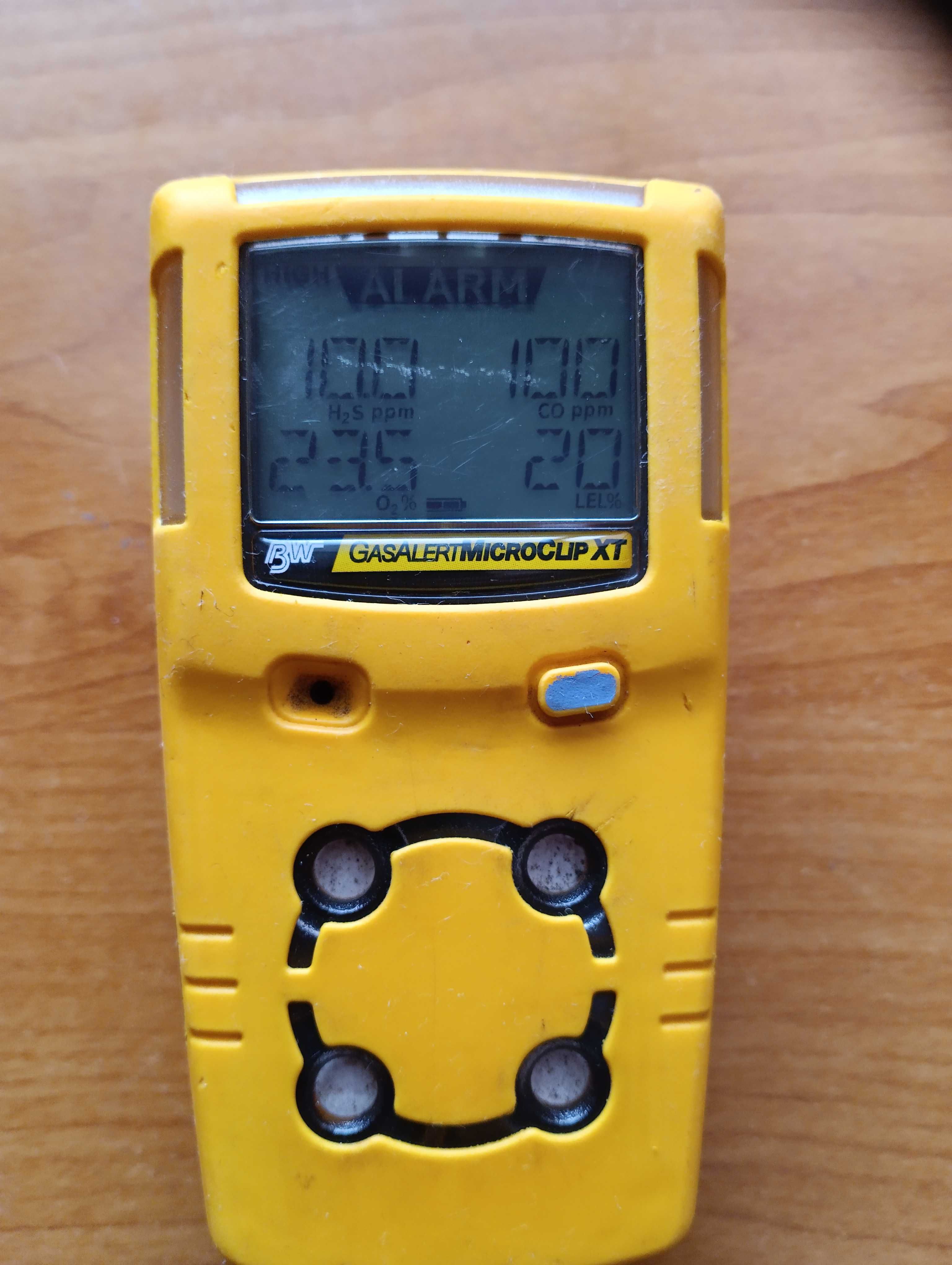 analizator Detektor  gazów GasAlert MicroClip XT 
Przenośny