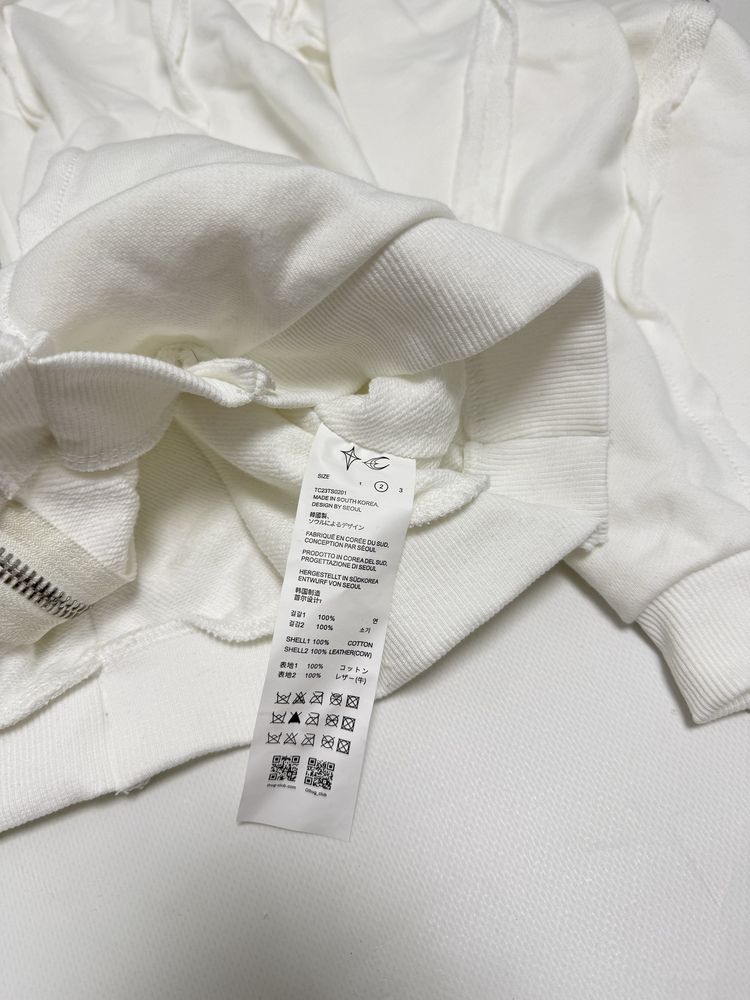 зип худи thug club white S M L vetements balenciaga