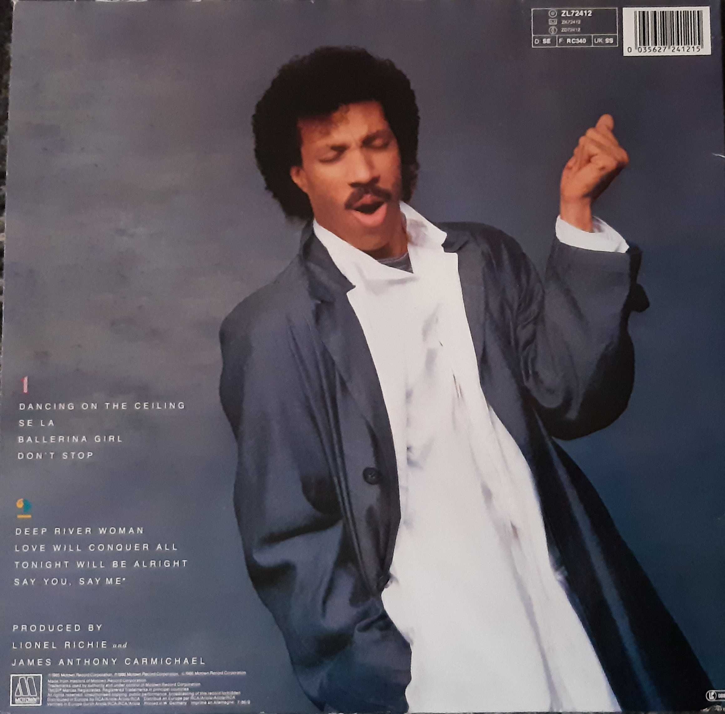 Платівка Lionel Richie - Dancing On The Ceiling