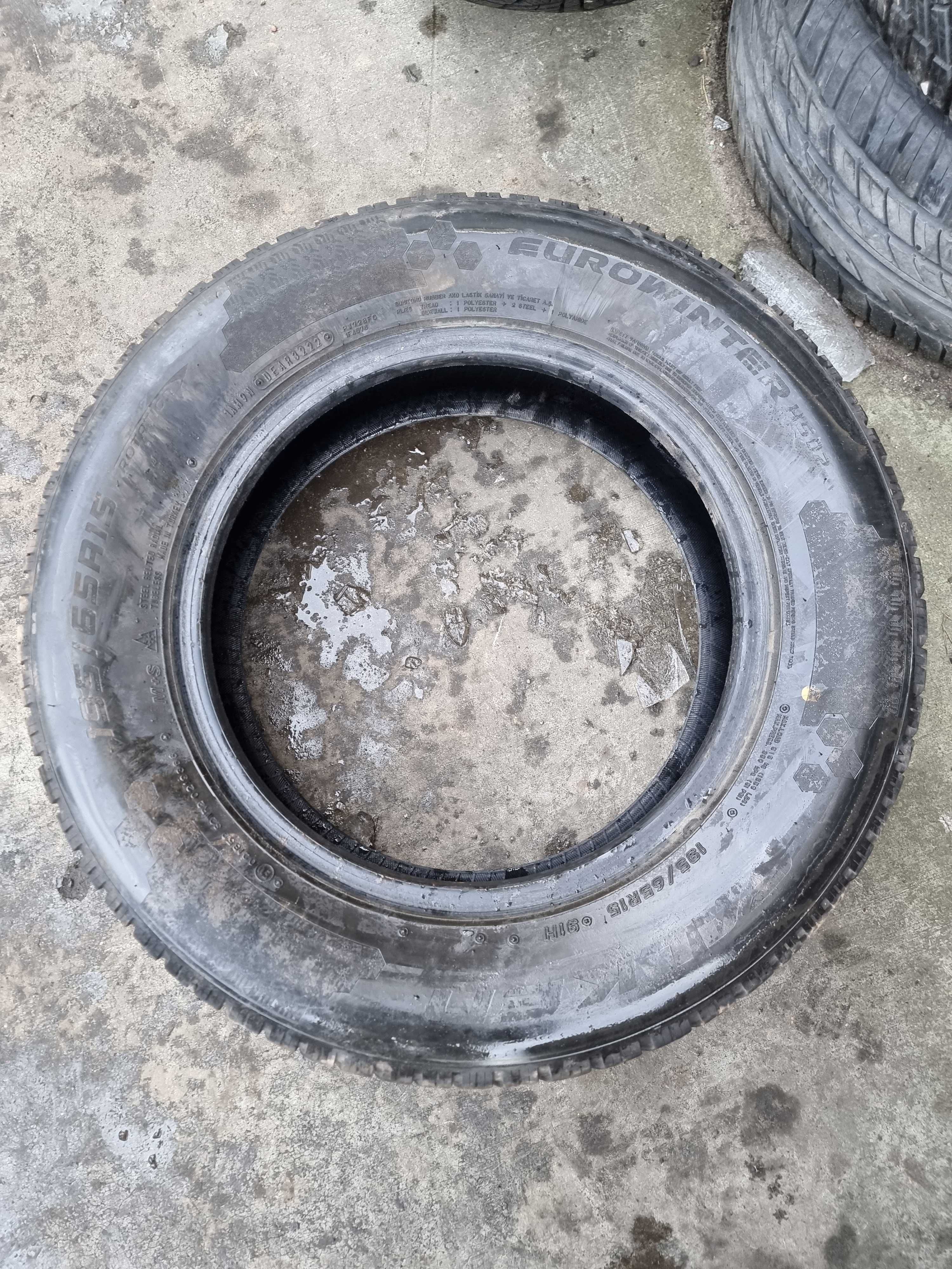 Opony 2 szt. 195/65/15 2022 r. Falken Eurowinter HS02 DOT 3322 6,6 mm