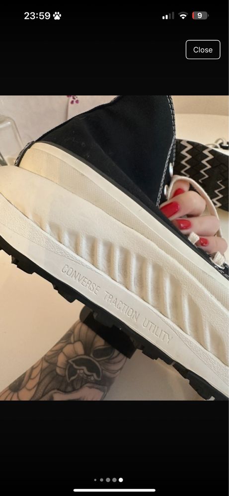 converse chuck 70 AT CX PLATFORM UNISEX - Sneakersy wysokie