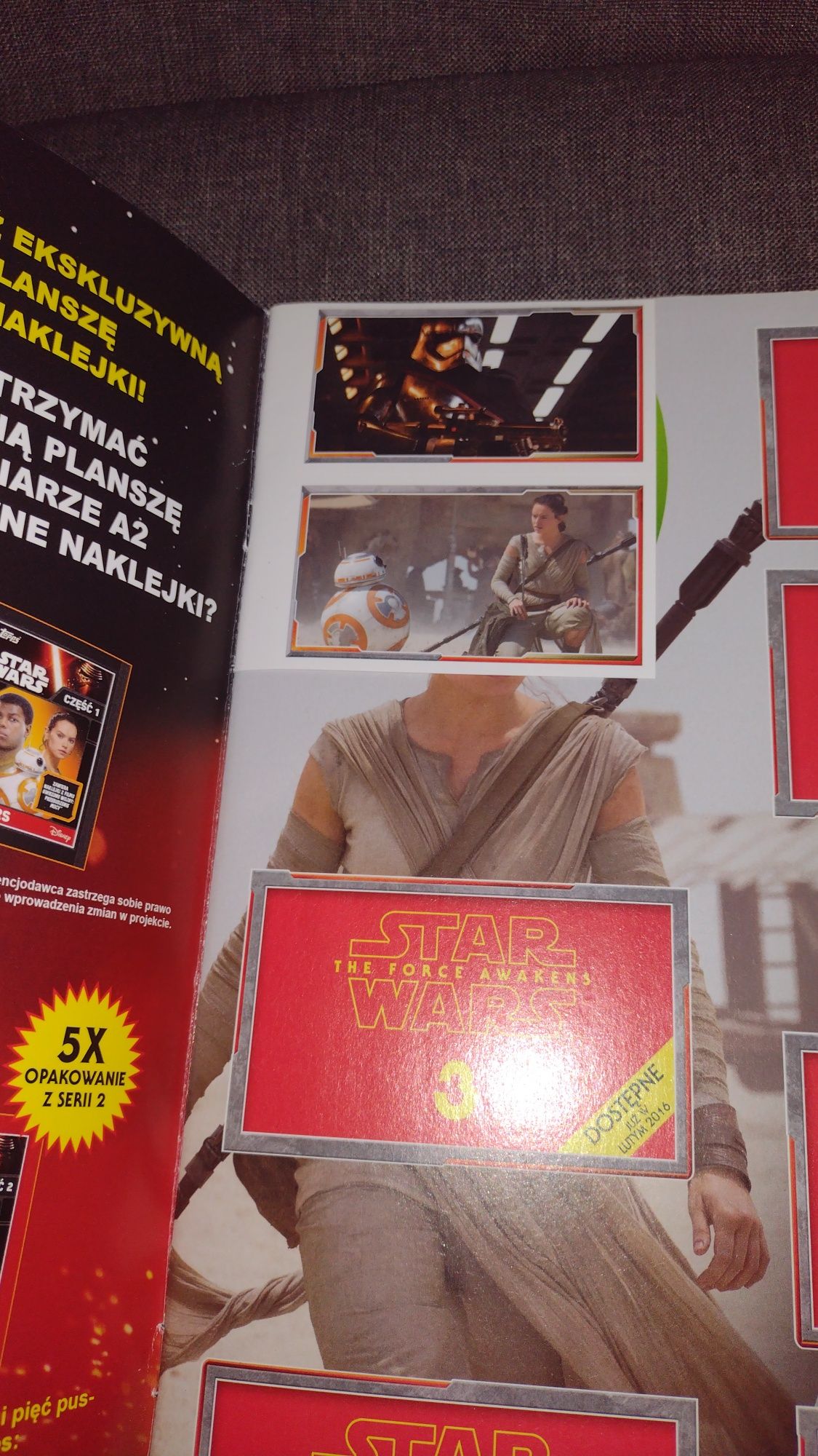Album na naklejki Star Wars. Naklejki i Saszetki Star wars