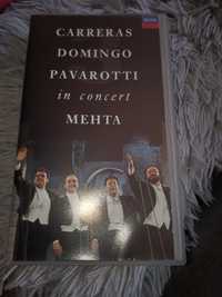 Kaseta VHS koncert Mehta -Carreras,Domingo , Pavarotti