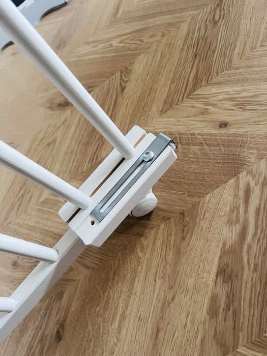 Dostawka Klupś, Piccolo Due, łóżeczko dostawne, białe, 90x45 cm