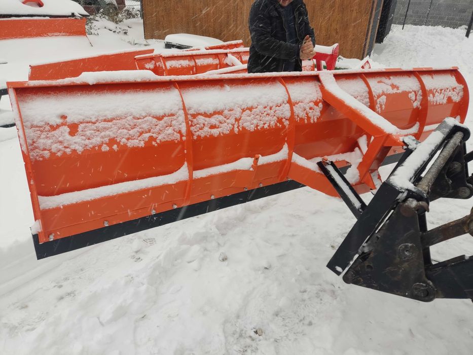 Pług śnieżny 1,5 m – 3,0 m – TUZ / TUR / widły – dostępne od ręki