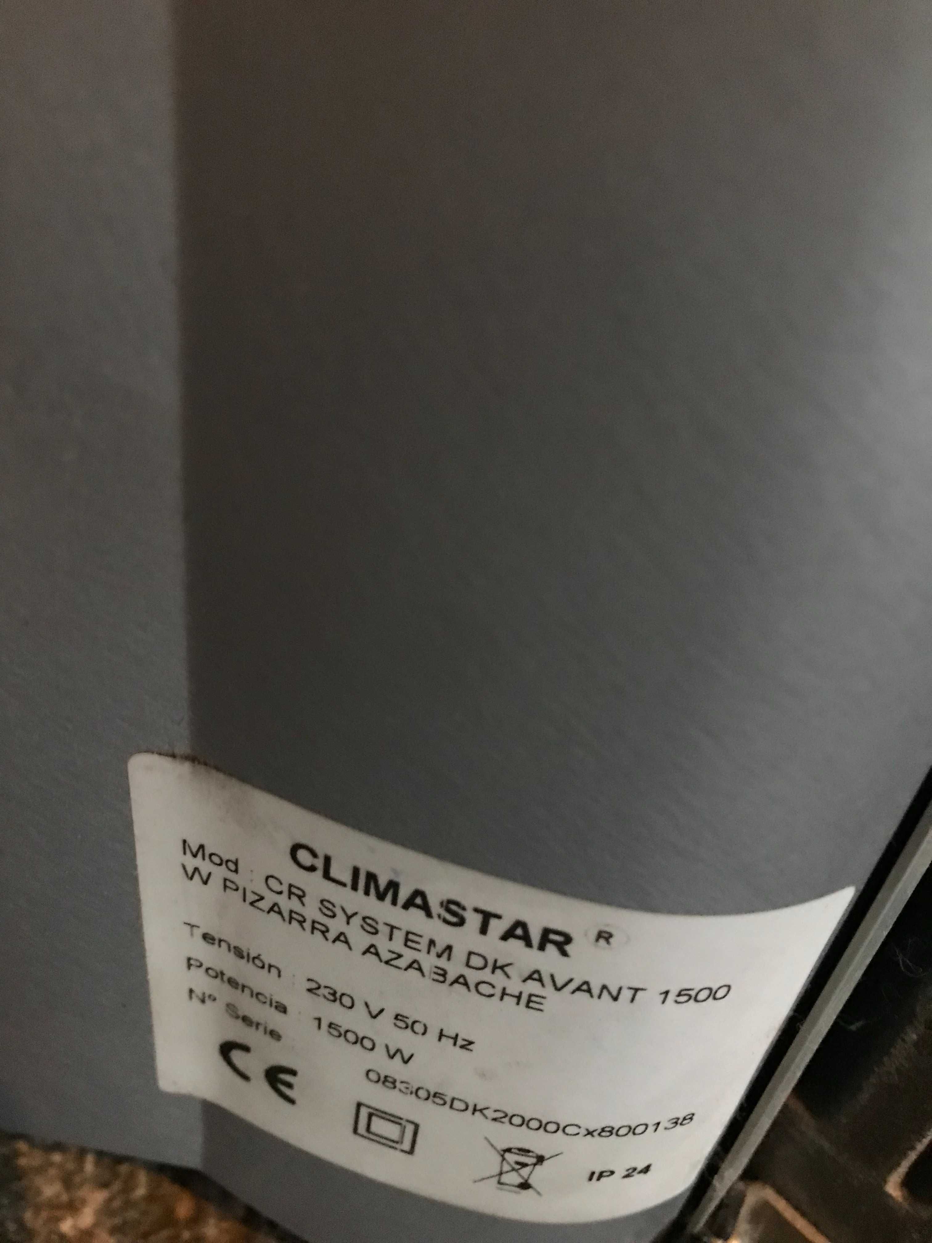 Radiador Climastar CR-System Avant 1500W Pizarra Azabache 50cmx100cm