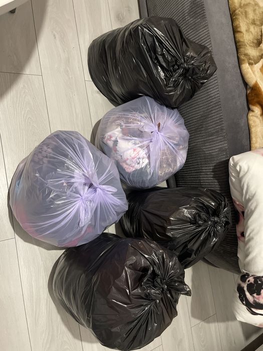 Worki  ubran rozne rozmiary zadbane ubrania