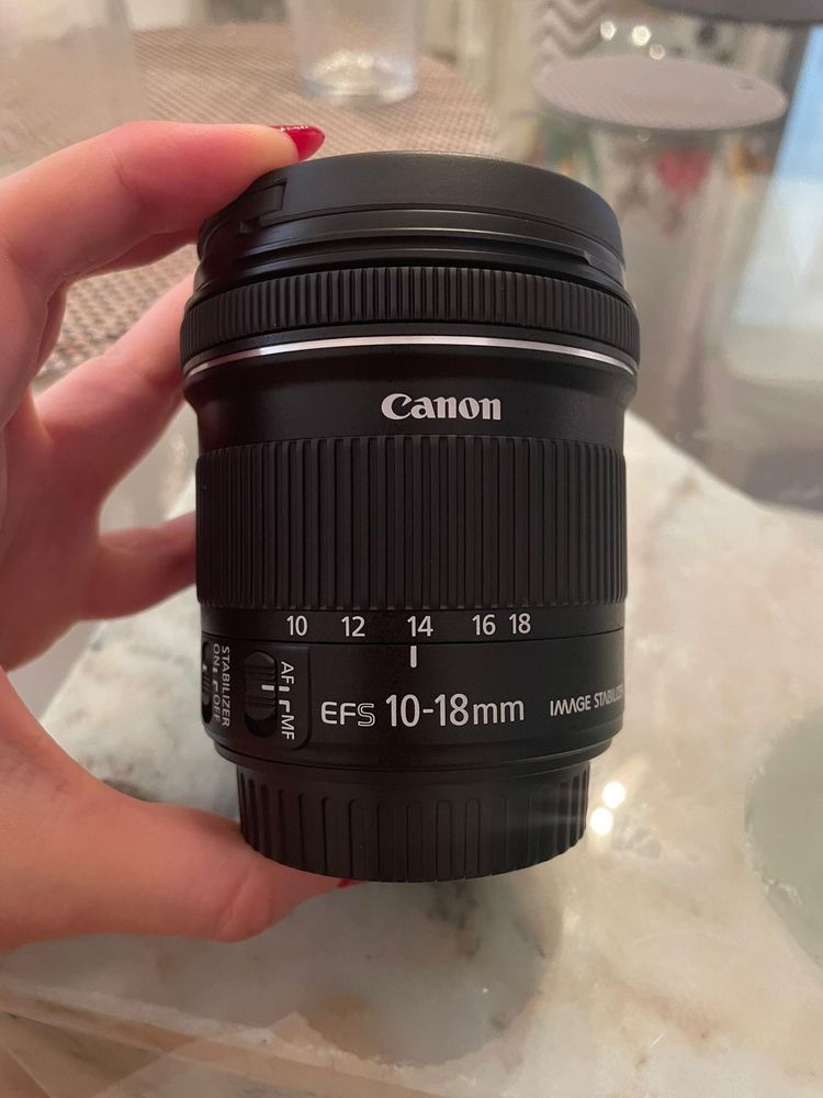 Objetiva Canon 10-18mm