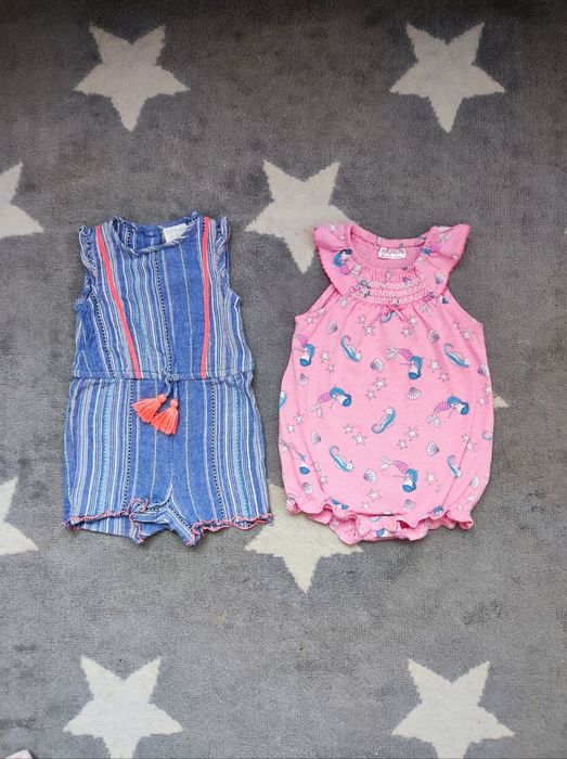 Zestaw D23: Nowy rampers r. 74-80 + drugi gratis
