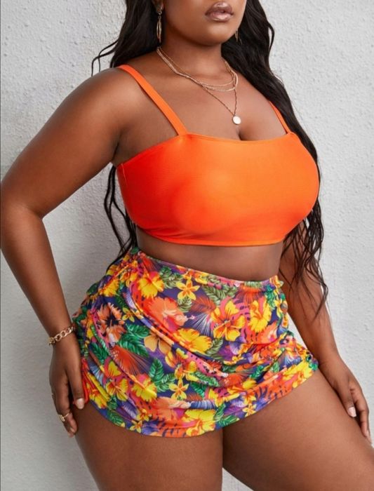 Bikini stroj kąpielowy 3czesciowy xxl 44