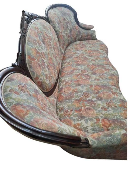 Canapé romântico Século XIX . Excelente estado