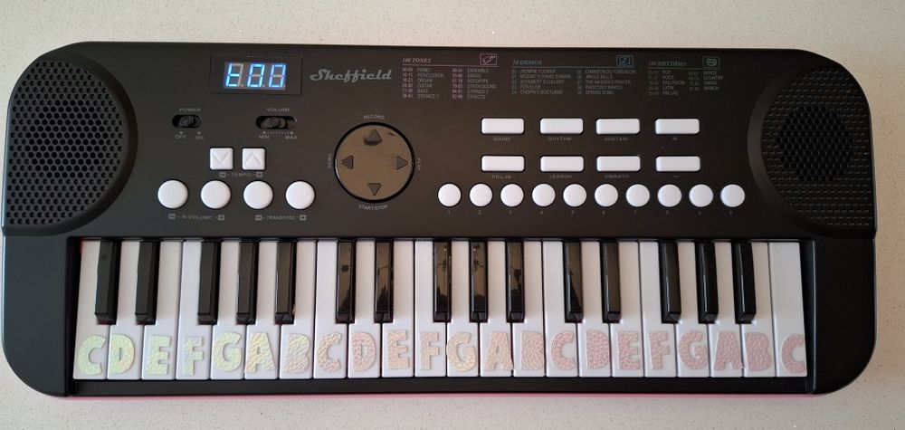 KEYBOARD SHEFFIELD SLM37/16 dla dzieci/początkujących