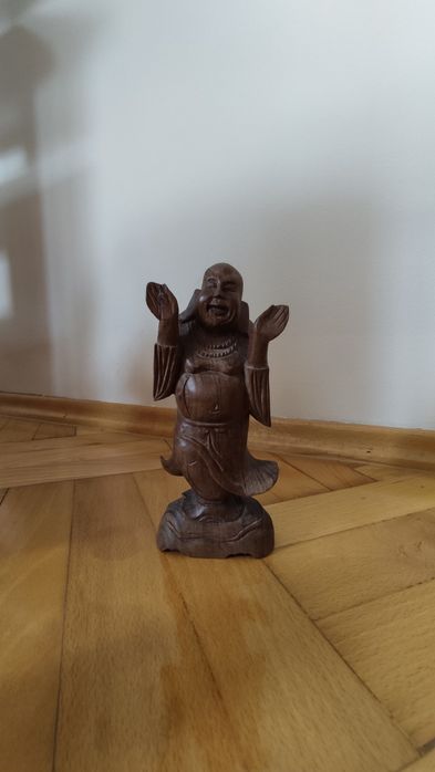 Figurki drewniane rzeźby unikat rękodzieło