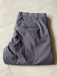 Spodnie garniturowe stalowe Reserved 50 regular fit
