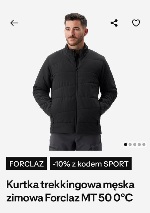 Kurtka trekingowa Forclaz