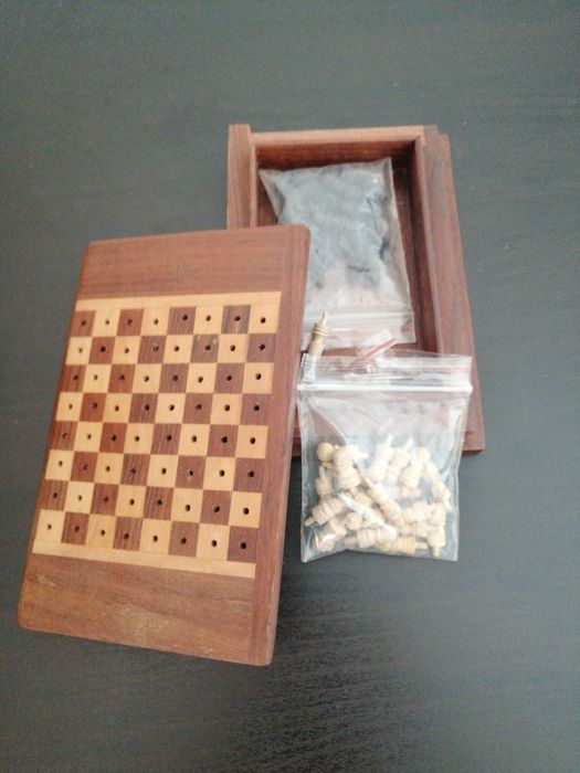 Tabuleiros de jogos de madeira