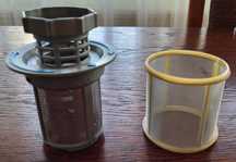 Filtr zgrubny plus mikrofiltr zmywarki Bosch SGV55M43EU