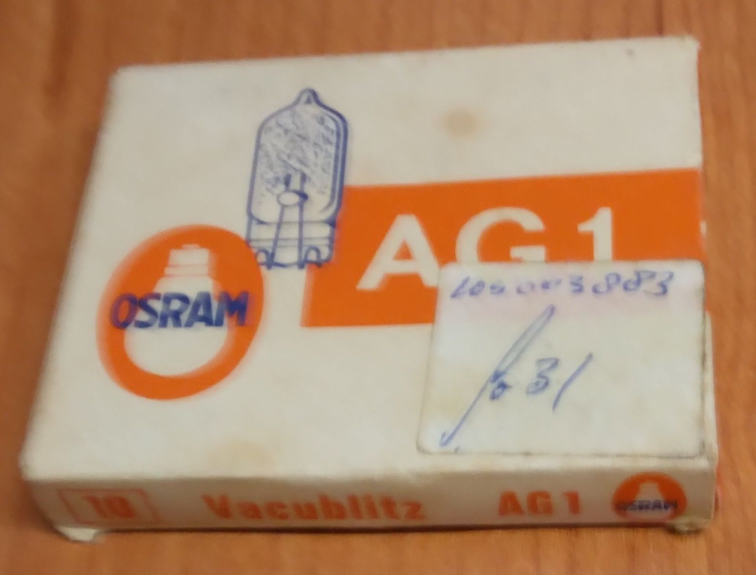 Lâmpadas de flash AG1 antigas
