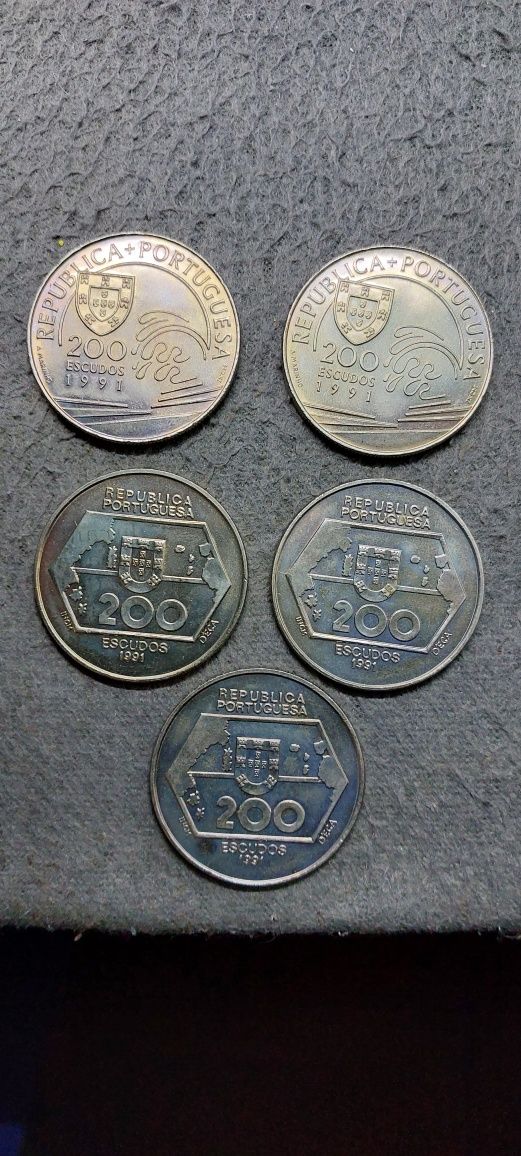 Moedas Coleção 200 escudos