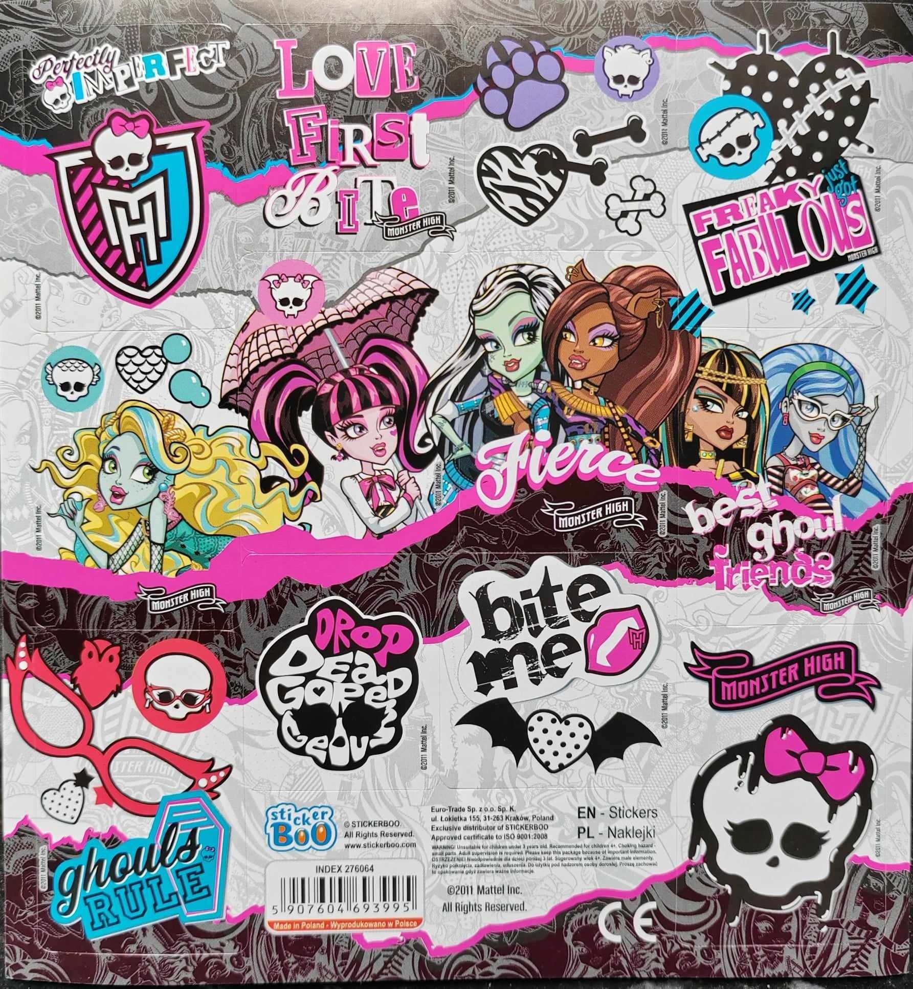 Naklejki Monster High Stickers Boo