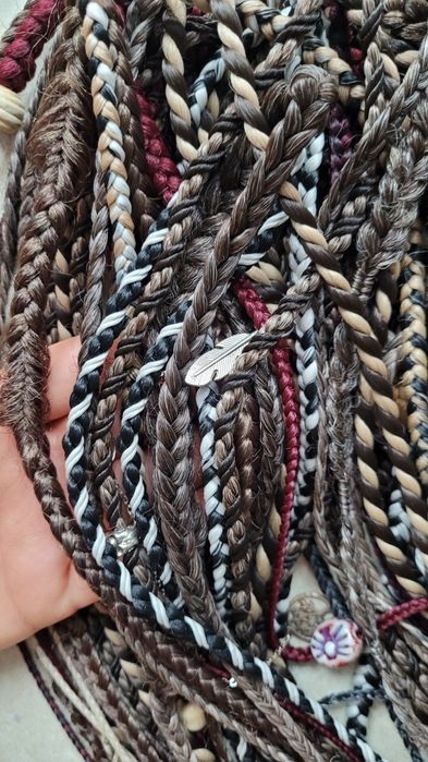 Dredoloki warkoczyki dredy mix